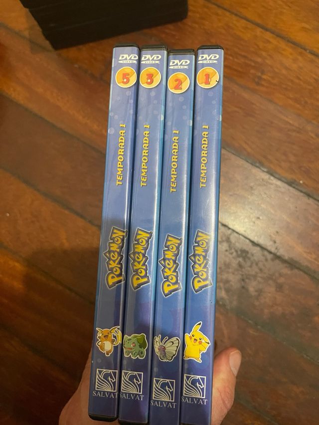 Pokémon Temporada 1 DVD 1, 2, 3 y 5