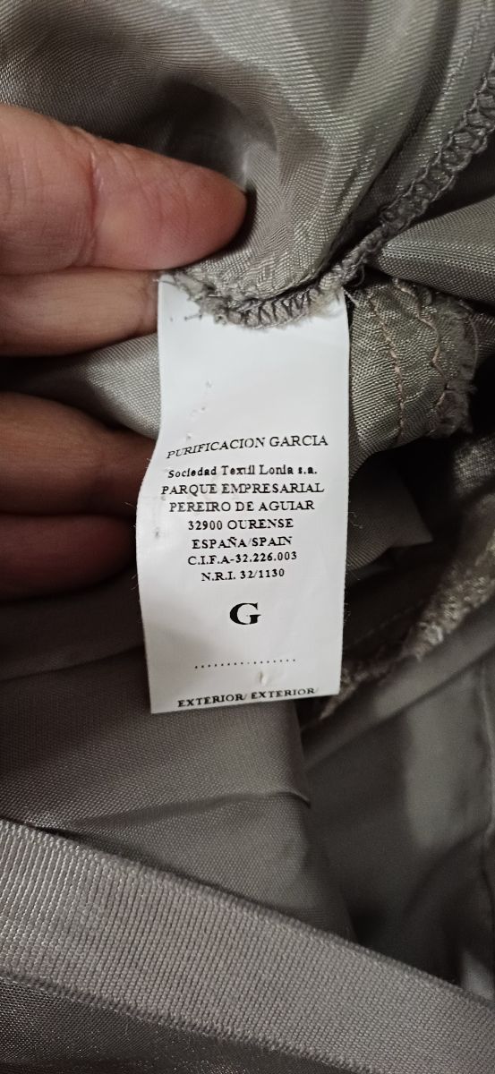 Vestido lencero de seda de Purificación García
