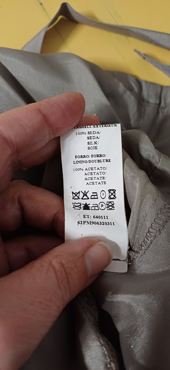 Vestido lencero de seda de Purificación García