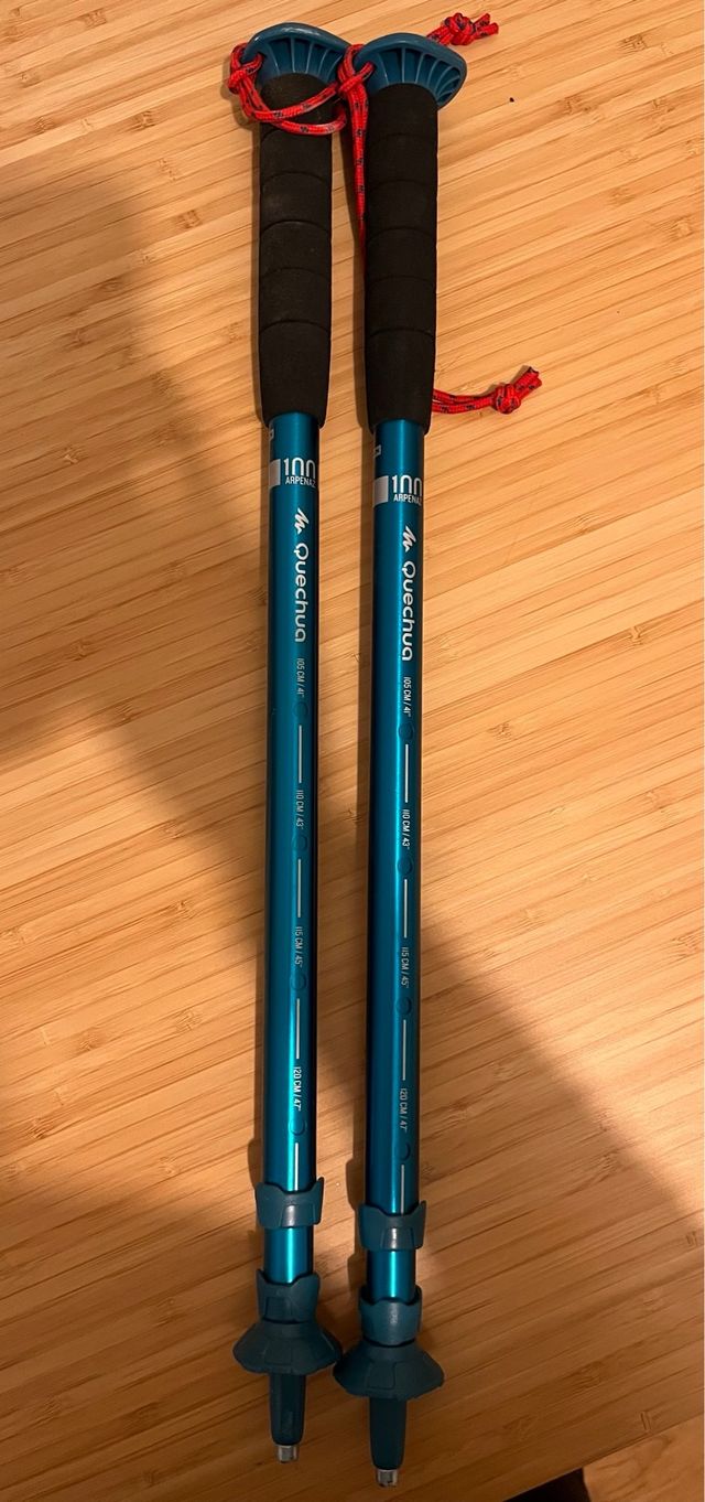 Set 2 Bastones Trekking Quechua Azul