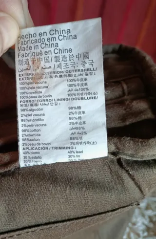 Bolso bandolera Bimba y Lola piel marrón vintage