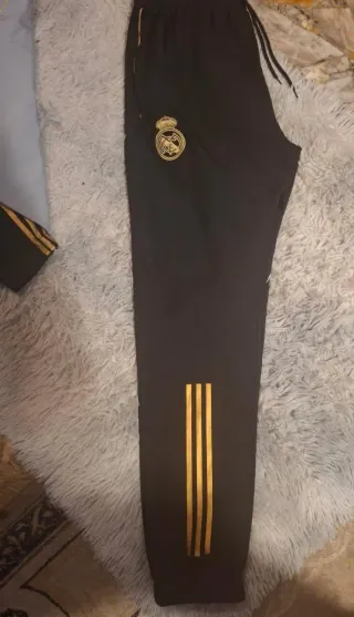 Conjunto Adidas Real Madrid Gris/Negro