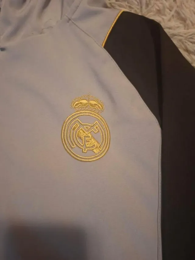 Conjunto Adidas Real Madrid Gris/Negro