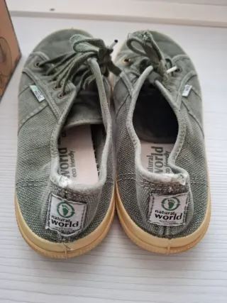Zapatillas Natural World verdes Número 39