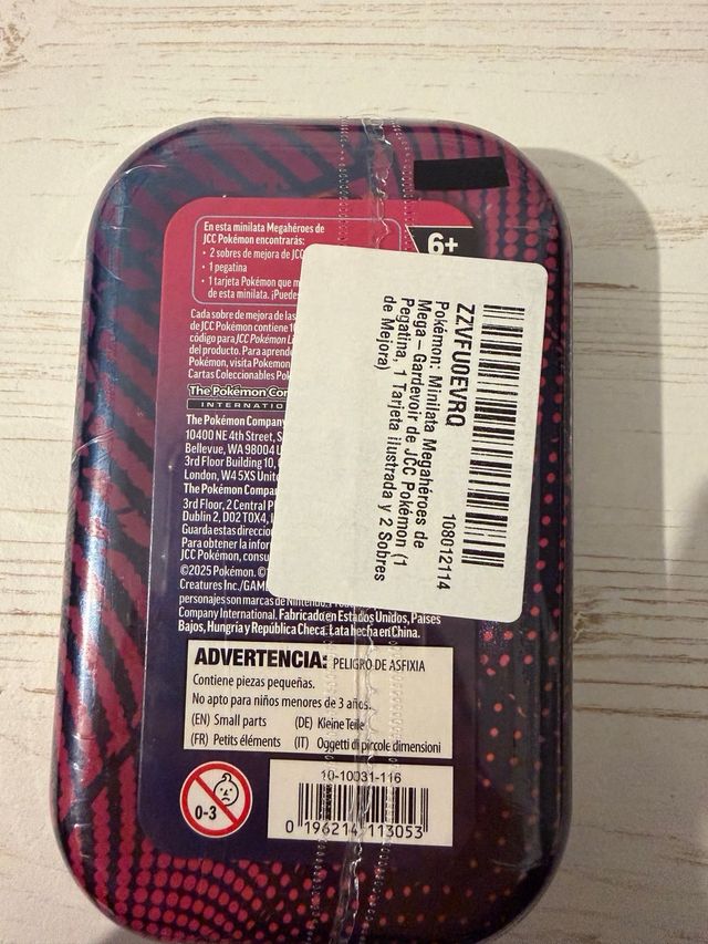 Caja Metálica Pokémon Trading Card Game