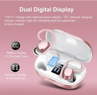 Auriculares Deportivos Inalámbricos Rosa/Dorado