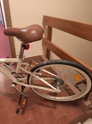 Bicicleta Btwin Poply 300 Blanca