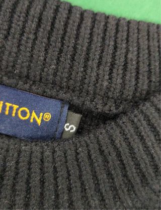 Maglione Louis Vuitton Nero con Logo