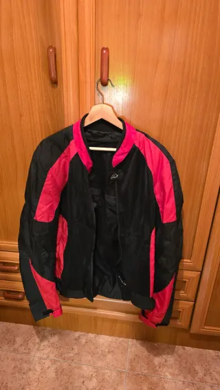 Chaqueta Moto Acerbis Negra y Roja