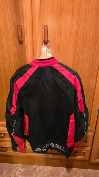 Chaqueta Moto Acerbis Negra y Roja