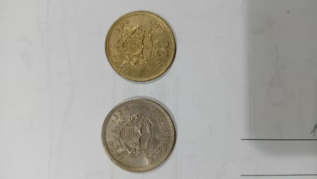 Colección Monedas Marroquíes Dirhan 1974