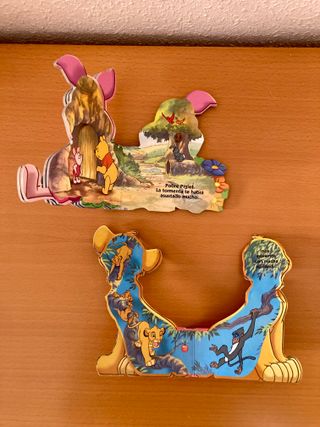 2,5€ por todos. 2 Mini-libros Disney