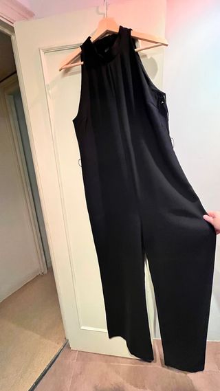 Mono Zara Pierna Ancha Negro