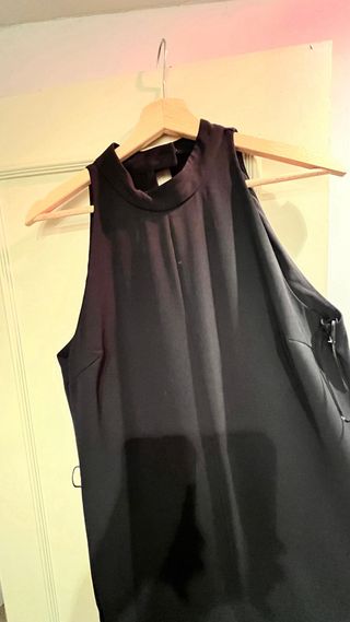 Mono Zara Pierna Ancha Negro