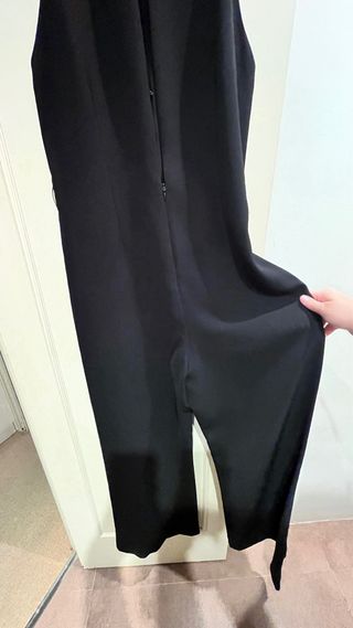 Mono Zara Pierna Ancha Negro