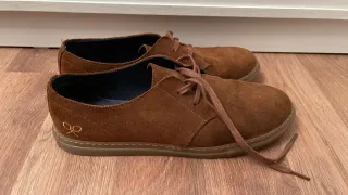 Zapatos de ante hombre marrones marca SILBON