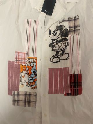 Camisa Desigual Mickey Mouse Patchwork