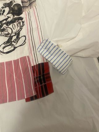 Camisa Desigual Mickey Mouse Patchwork