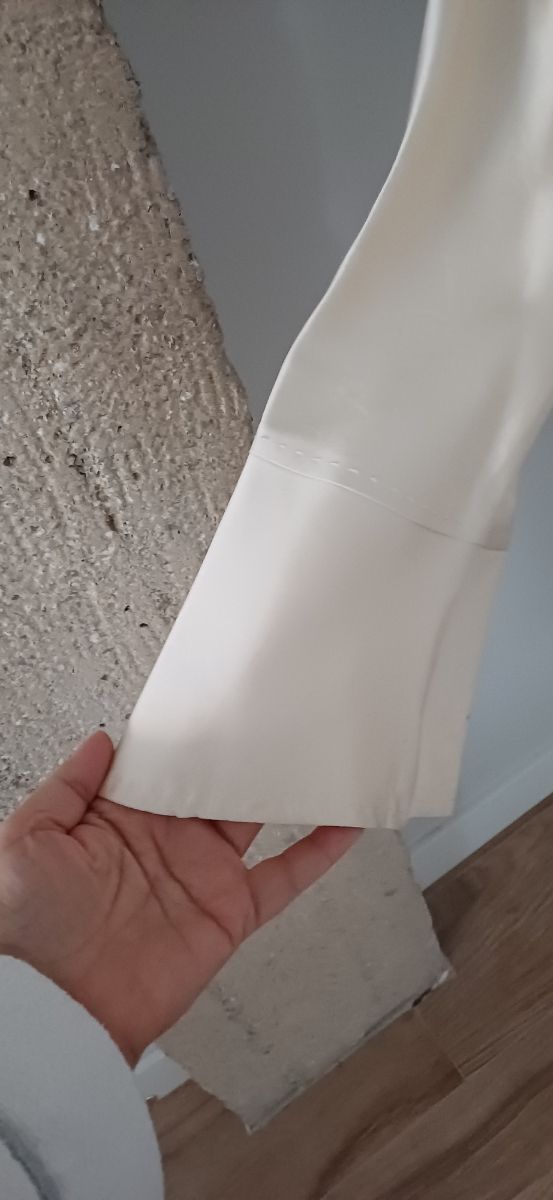 Chaqueta Seda Purificación García Blanca