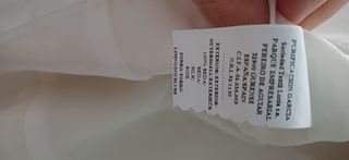 Chaqueta Seda Purificación García Blanca