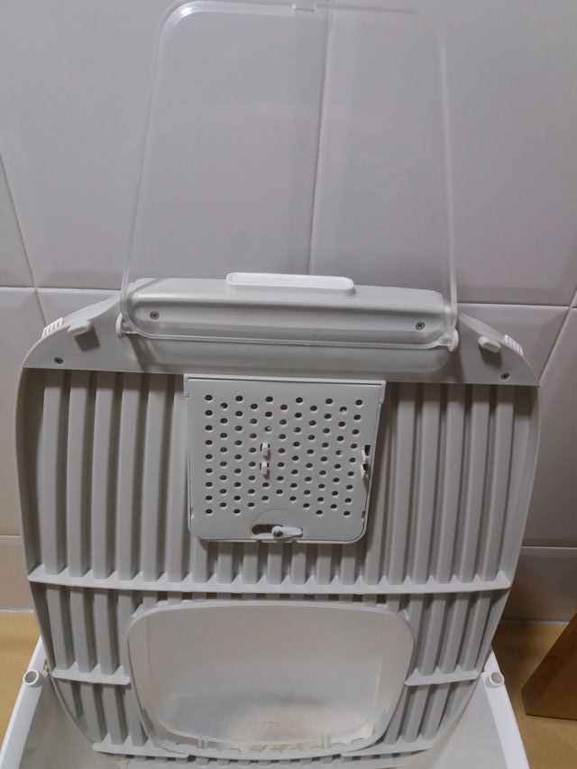 Arenero Pawhut Doble Puerta y Filtro