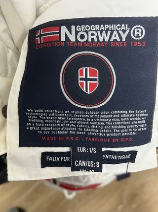 Chaqueta Parka Geographical Norway Talla S
