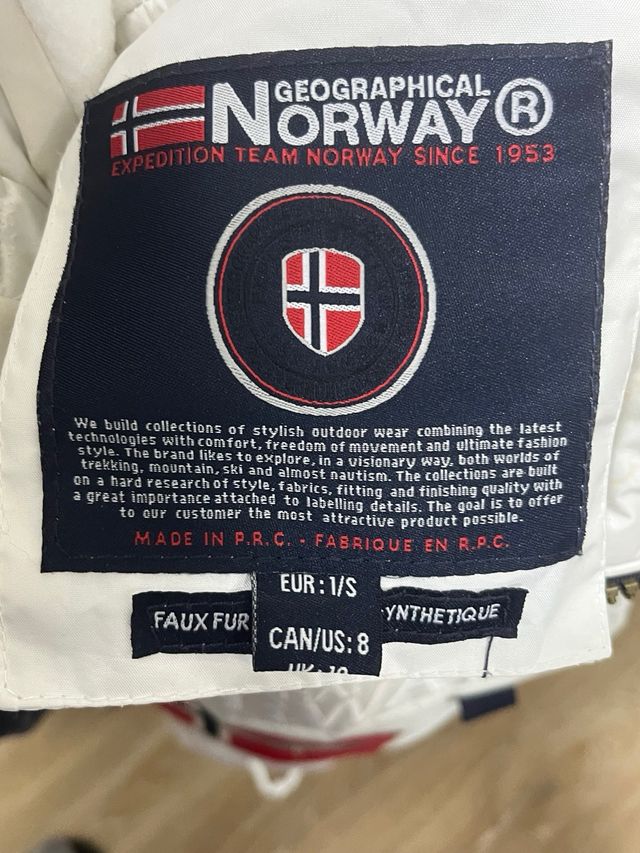 Chaqueta Parka Geographical Norway Talla S