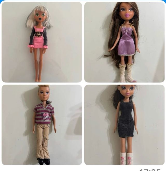 Lote 4 Muñecas Bratz