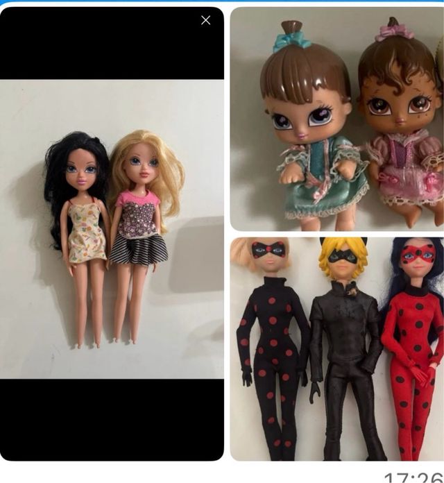 Lote 4 Muñecas Bratz