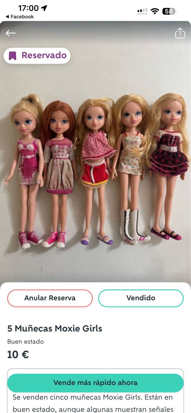 Lote 4 Muñecas Bratz