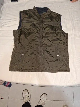 Chaleco acolchado reversible