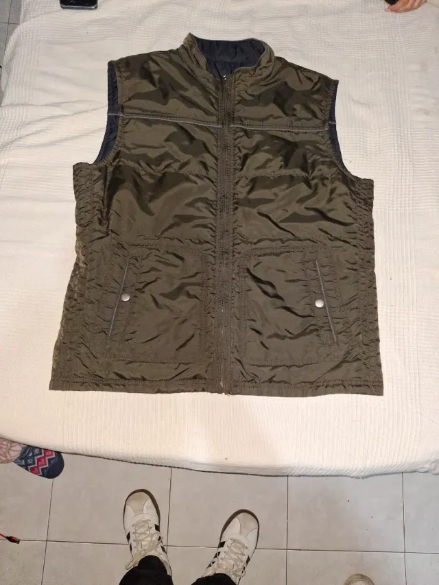 Chaleco acolchado reversible