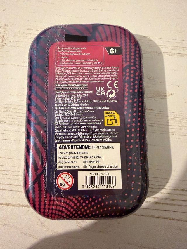Caja Metálica Pokémon