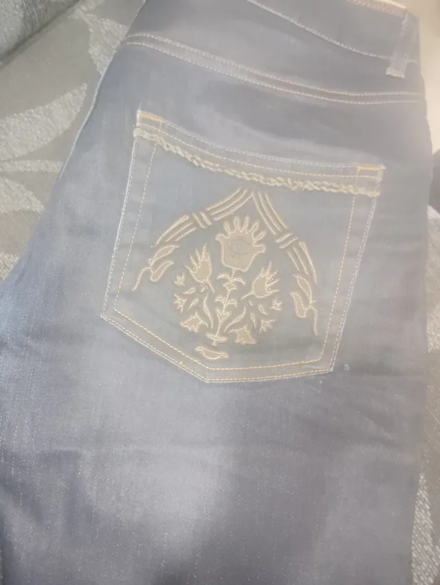 Vaqueros Just Cavalli Azul Oscuro