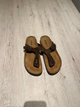 Sandalias Geox Respira Piel Marrón Talla 39
