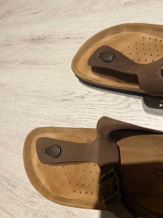Sandalias Geox Respira Piel Marrón Talla 39