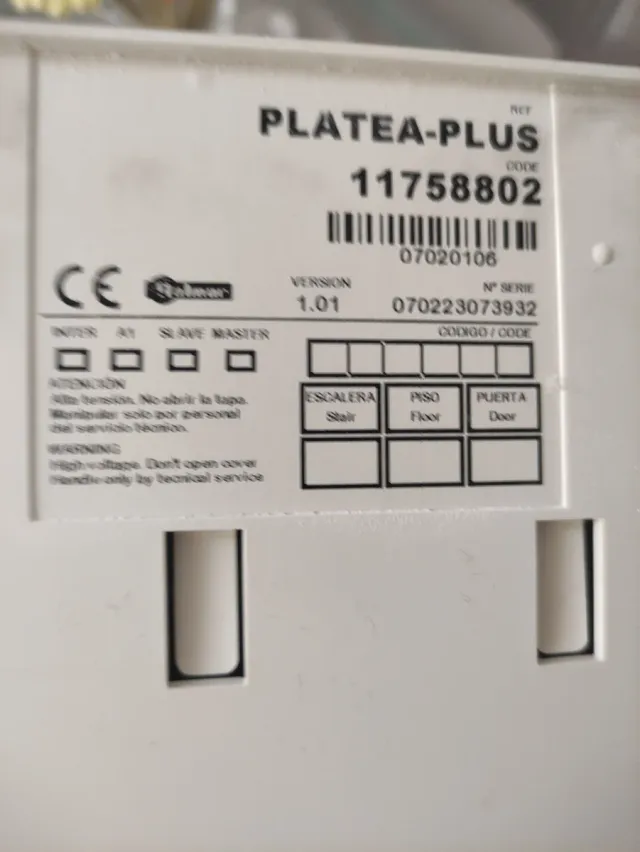 Videoportero Golmar Plata