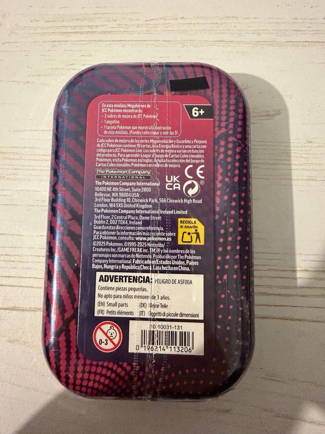 Caja Metálica Pokemon Trading Card Game