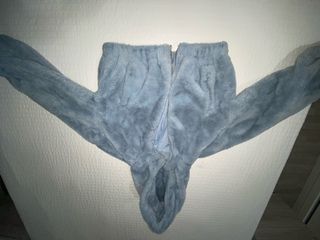 Chaquetón pelo azul claro