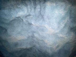 Chaquetón pelo azul claro