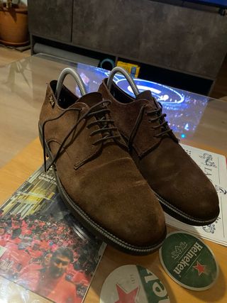 Zapato Martinelli Ante Marrón Hombre Talla 43