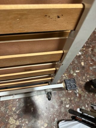 2 somieres 1,90/90 con patas normale y plegable