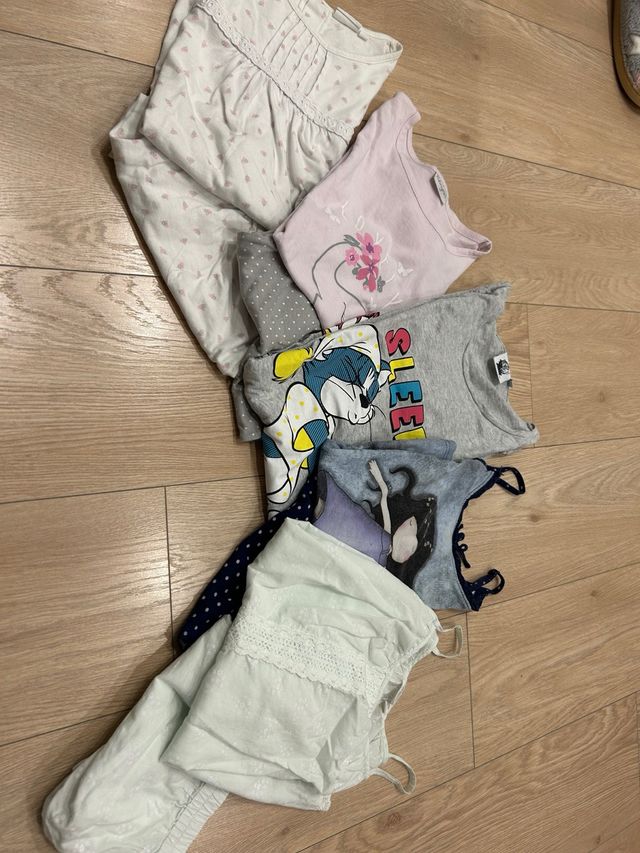 Pack pijamas cortos niña tirantes camisón