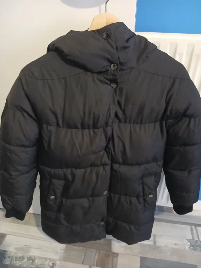 Abrigo Zara Kids Negro 11-12 años