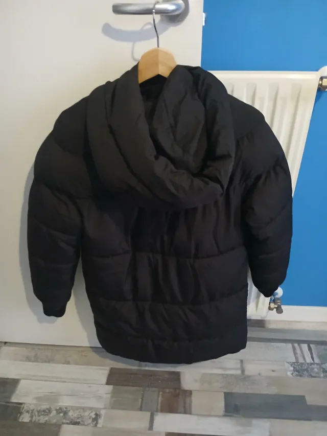 Abrigo Zara Kids Negro 11-12 años