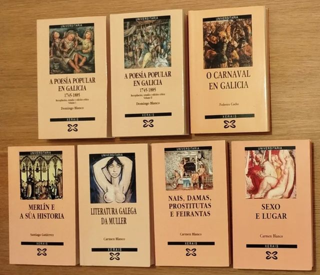 18€ por libro. Xerais Universitaria