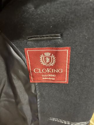 Abrigo Cloking Azul Talla 40