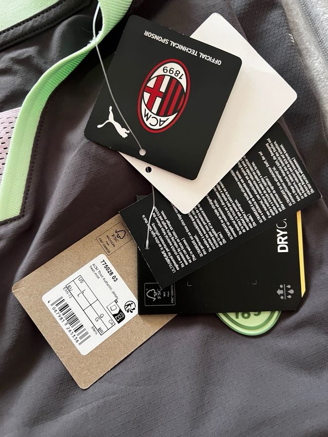 Camiseta fútbol auténtica AC Milan edición jugador