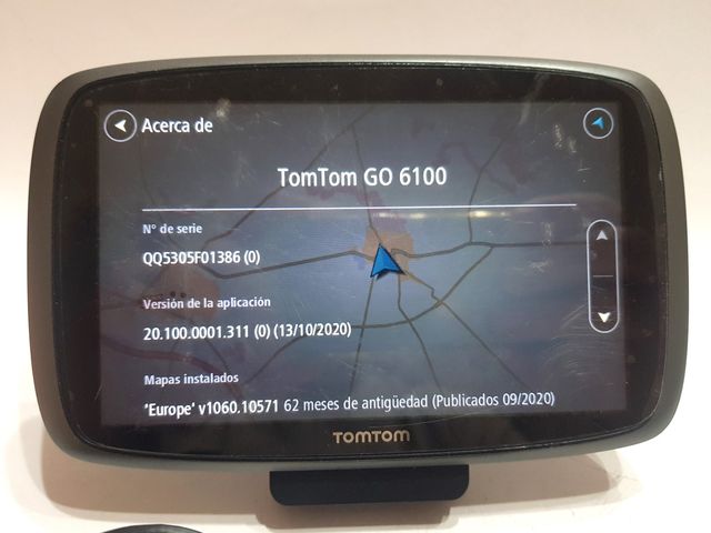 GPS Tomtom 6000 con cable y cargador