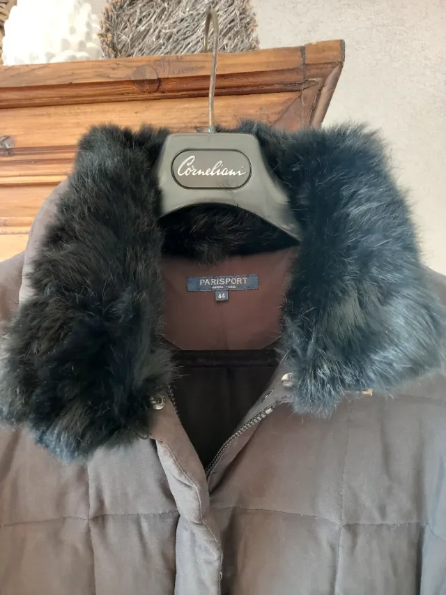 Cappotto Corneliani trapuntato donna nero